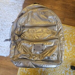 Silver FRYE backpack